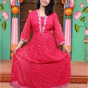 PickCell Premium Embrodiary Long Gown