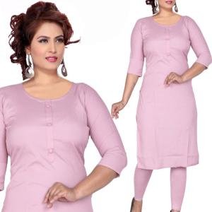 PickCell Plain Straight Kurti