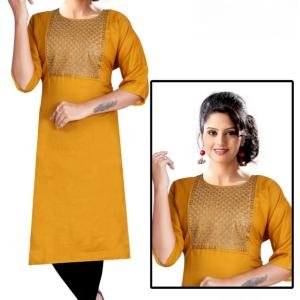 PickCell Kiwi Dyed Plain Kurti Heavy Rayon Fabric | Elegant & Comfortable,  Elegant Simplicity in Premium Fabric
