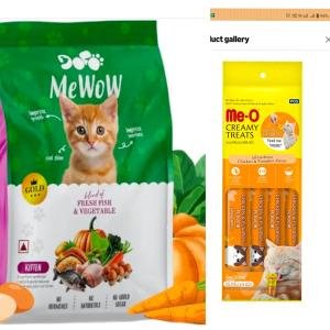 MeWow Kitten Food – Fresh Fish & Vegetable Flavor