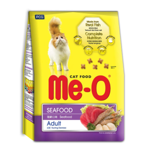 Me-O Adult Dry Cat Food, Seafood Flavour, 500gm