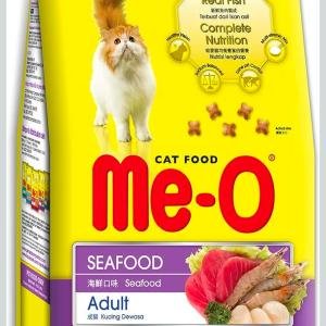 Me-O Adult Cat Food Seafood Flavor 400 gm