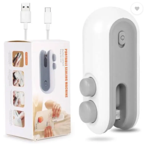 Vin cozy Portable Mini Bag Sealer | Heat Sealer for Chips, Snacks & Food Packets Hand Held Heat Sealer