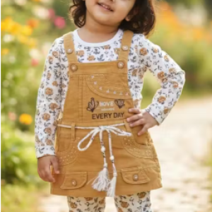 Bublee Dublee Baby Girls Casual Dungaree