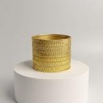 Light Golden Color Metal Bangle set of 48 bangles for women and girls