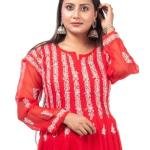 56 Kali Chikankari Anarkali