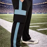 Men’s Navy Blue BMW Inspired Cargo Track Pants