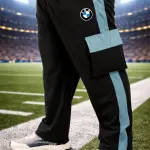 Men’s Navy Blue BMW Inspired Cargo Track Pants
