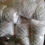 Cotton Thread for Craft, Pooja, Kite Making and Flower Sewing, White, Pack of 10