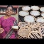 Traditional Palm Leaf Idiyappam Plates Set, Pack of 7, Gold