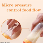 Baby Spoon Feeding Bottle with Soft Silicone Spoon Feeder
