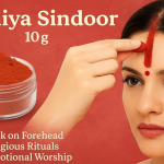 Spiritual Puja Set - 5 g Kamiya Sindoor, 2 Kali Haldi, 5 Gomati Chakra Stones & 3" Brass Sri Yantra for Wealth, Health & Protection