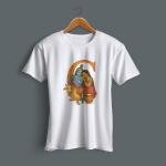 BINAYAK Cotton Regular Fit Printed White