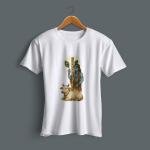 BINAYAK Cotton Regular Fit Printed White