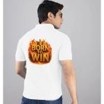 Binayak Men's Regular Fit Born To Wine  Printed Half Sleeves