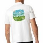 Binayak Men's Regular Fit Peace Printed Half Sleeves