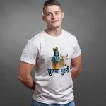 BINAYAK Cotton Regular Fit Printed White