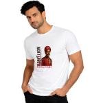 Binayak Cotton Regular Fit Printed White