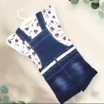 Bublee Dublee Kids Mickey Print Dungaree & Denim Pant