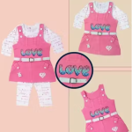 Bublee Dublee Baby Girls Casual Dungaree