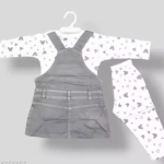 Bubblee Dubblee Baby Girls Casual Dungaree