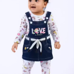 Bublee Dublee Baby Girls Casual Dungaree
