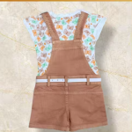 Bublee Dublee Trendy Girls Denim Dungaree