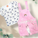 Bublee Dublee Kids Yellow Denim Dungree