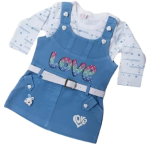 Bublee Dublee Baby Girls Casual Dungaree