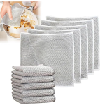 Stainless Steel Mesh Dishcloths, 7.87 x 7.87 Inch, Pack of 2