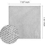 Stainless Steel Mesh Dishcloths, 7.87 x 7.87 Inch, Pack of 2