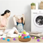 Reusable Laundry Balls, Colorful Washing Machine Cleaner Balls