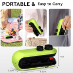 Portable Plastic Bag Sealing Machine | Mini Bag Sealer with Cutter and Magnet