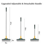 3 in 1 Bathroom Cleaning Brush with Wiper and Squeegees