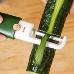 2-in-1 Vegetable Peeler, Slicer, Cutter & Julienne Chopper