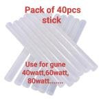 Gun 40 PCS-HOLT MELT TRANSPARENT GLUE STICKS