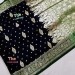 GS Creation Banarasi Satin Silk Saree With Blouse