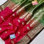 GS Creation Banarasi Satin Silk Saree With Blouse