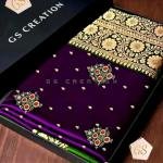 Banarasi satin silk saree