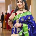 GS Creation Banarasi Satin Silk Saree With Blouse