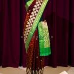 Banarasi Satin Silk Saree Small buti embroidery saree