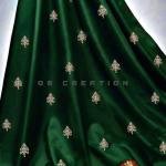 GS Creation Banarasi Satin Silk Saree With Blouse