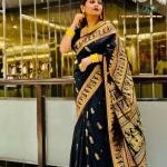 ༺꧁Original Bishnupuri Baluchuri꧂༻ ALL BODY BUTTA WITH MINA *SOFT SILK SAREE WITH RICHPALLU AND BLOUSE PIECE