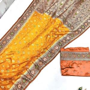 SOFT BUTTRY MASHROO SAREE WITH RICHPALLU  WITH BLOUSE