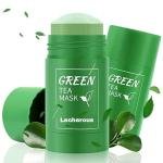 Green Tea Stick Face Mask For Blackhead Remover, Anti Acne, Oil Control, Deep Clean Pore, Purifying Solid Cleansing Clay Stick Mask Skincare For Men & Women