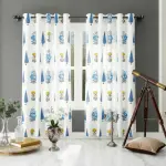 Plush Heritage Cotton Curtains – Hand Block Printed Floral Design