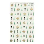 Vintage Flora Cotton Curtains – Hand Block Printed Elegance