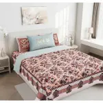 Royal Fern Scroll Double Bedsheet Pure Cotton
