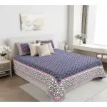 Classic Sanganeri Buti Double Bedsheet Pure Cotton