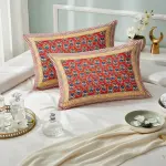 Classic Sanganeri Buti Double Bedsheet Pure Cotton